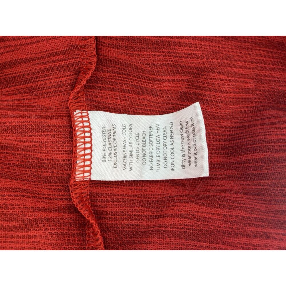 Toad & Co Windmere II Short Sleeve Dress Medium Red Pockets Outdoors Hiking - Picture 5 of 6